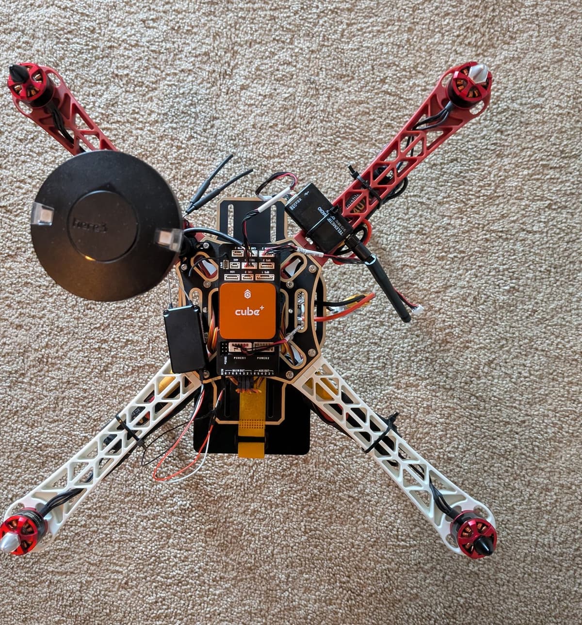 JJ Ross drone prototype - top view
